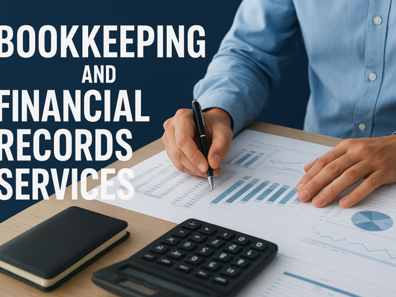 We provide reliable bookkeeping and financial records services designed to keep your business organi