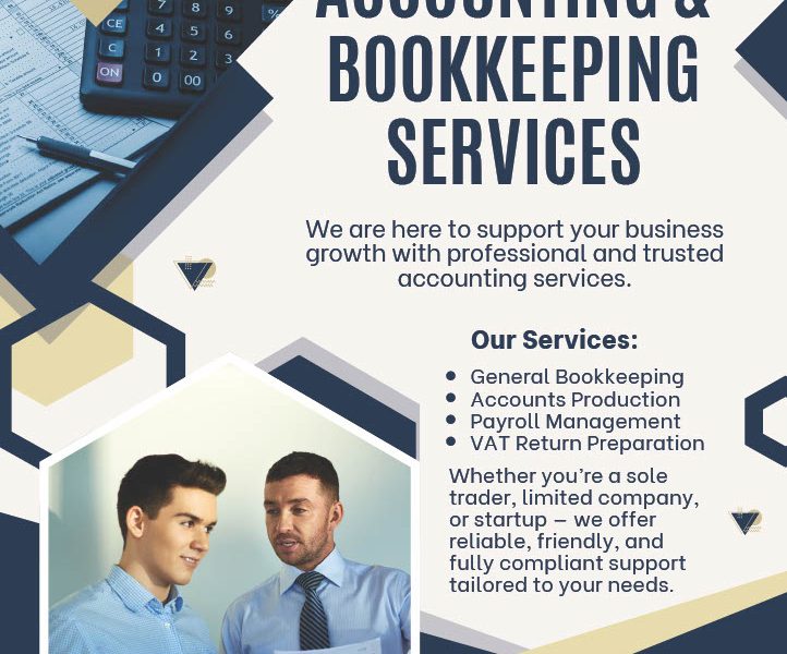 General Bookkeeping, Accounts Production, Payroll Management, VAT Return Preparation